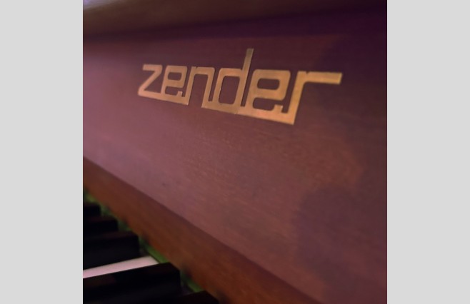 Zender Satin Mahogany 108 Upright Piano, Used - All Inclusive Premium Package (SN:59013) - Image 7